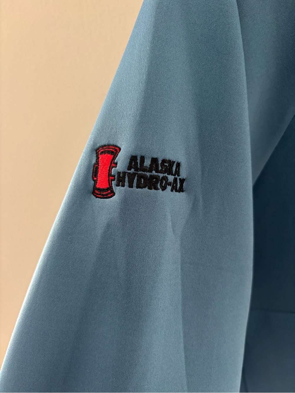 Palmer Golf Course Alaska Quarter Zip Pullover Men's Blue Performance - Picture 3 of 7
